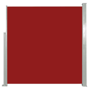 vidaXL Windscherm uittrekbaar 140x300 cm rood