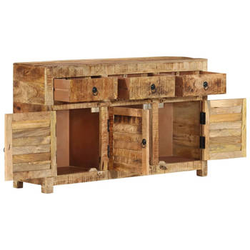 The Living Store Houten Dressoir - Opbergkast - 110x30x65cm - Retro stijl