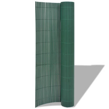 The Living Store Tuinhek - PVC - 90x300 cm - groen