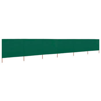 The Living Store Inklapbaar Windscherm - 800 x 160 cm - Groen