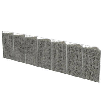 vidaXL Gabion mand 450x30x100 cm gegalvaniseerd staal