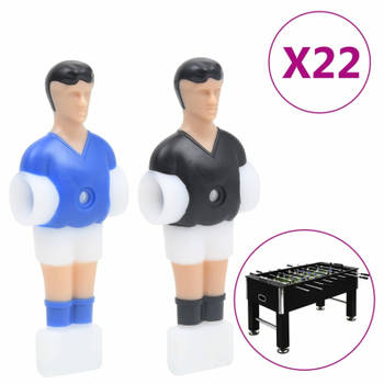 vidaXL Tafelvoetbalspelers voor 12,7 mm staaf 22 st