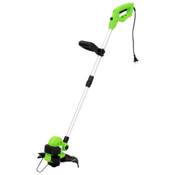 vidaXL Grastrimmer elektrisch telescopisch 29 cm 550 W