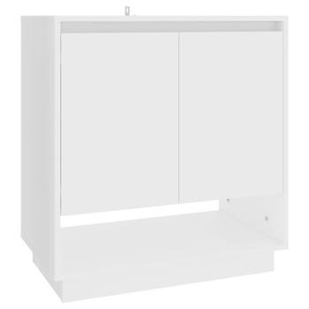 vidaXL Dressoir 70x41x75 cm bewerkt hout wit