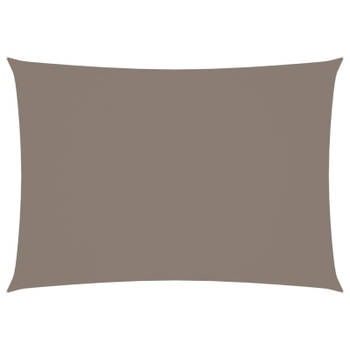 vidaXL Zonnescherm rechthoekig 2,5x4 m oxford stof taupe