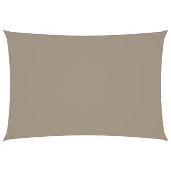 vidaXL Zonnescherm rechthoekig 2,5x4,5 m oxford stof taupe