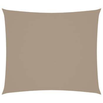 vidaXL Zonnescherm rechthoekig 2x2,5 m oxford stof taupe