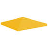 vidaXL Prieeldak 2-laags 310 g/m² 3x3 m geel