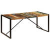 vidaXL Eettafel 180x90x75 cm massief gerecycled hout