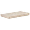 vidaXL Palletvloerkussen 120x80x10 cm katoen beige