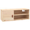 vidaXL Wandkast 80x30x30 cm massief grenenhout