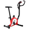 vidaXL Hometrainer met bandweerstand rood