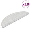 vidaXL Trapmatten 10 st 56x17x3 cm wit