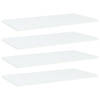 vidaXL Wandschappen 4 st 60x30x1,5 cm spaanplaat wit