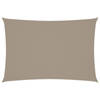 vidaXL Zonnescherm rechthoekig 2,5x4,5 m oxford stof taupe