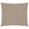 vidaXL Zonnescherm rechthoekig 2x2,5 m oxford stof taupe