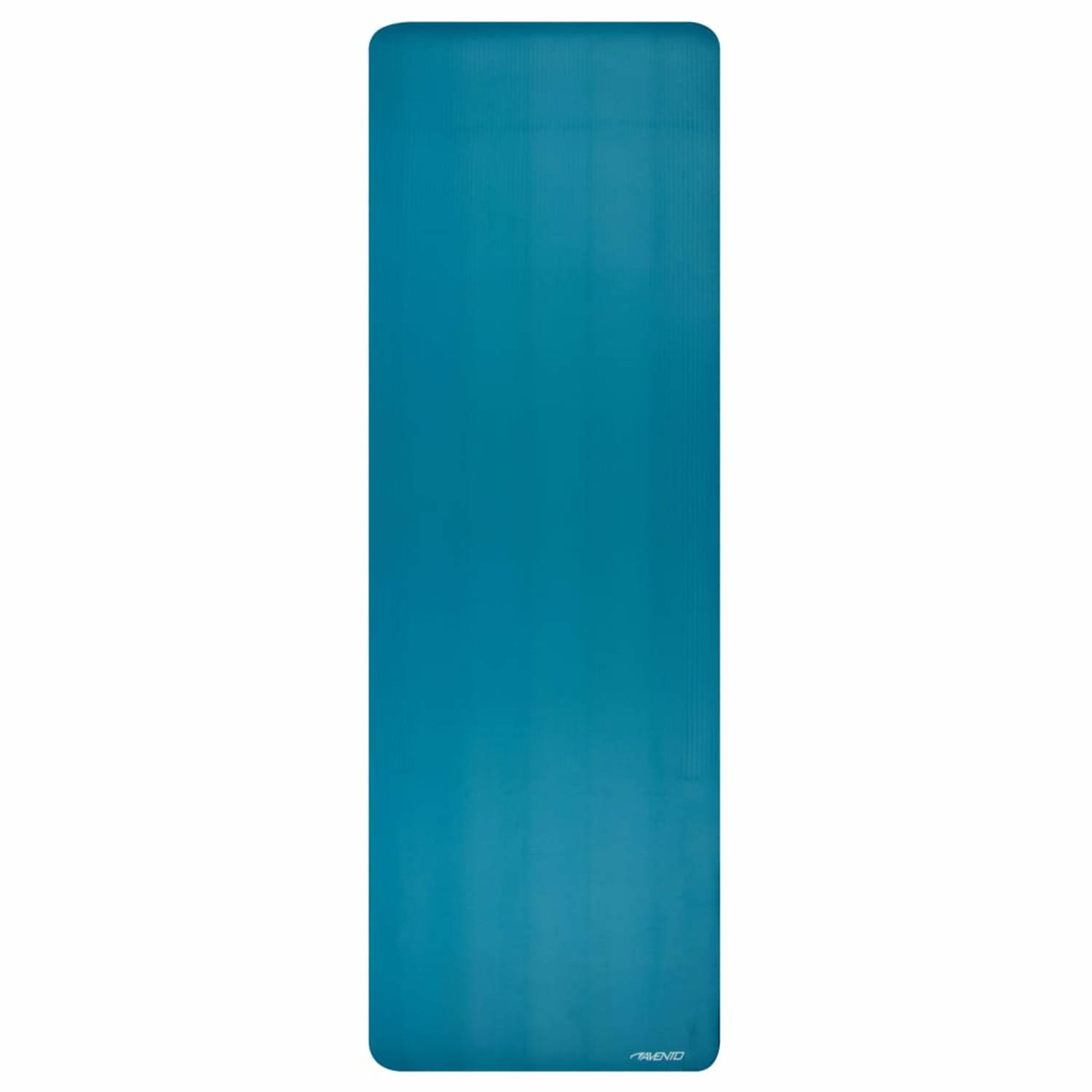 Avento Fitness--yogamat NBR-schuim blauw
