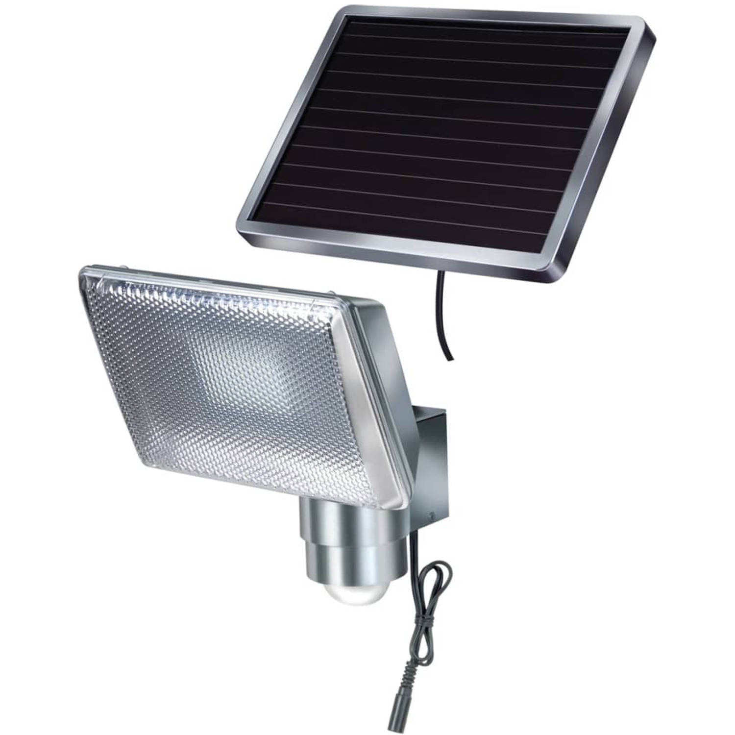 Brennenstuhl solar LED beveiligingslamp bewegingssensor (grijs-zilver)