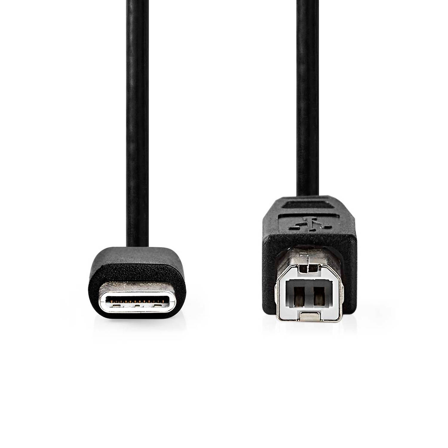 Nedis CCGB60650BK20 USB 2.0 kabel USB-C male USB-B male 2 meter