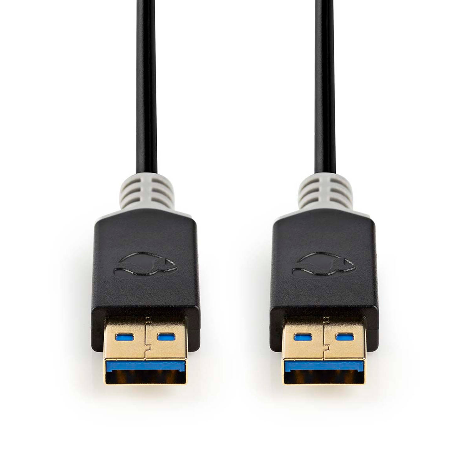 Kabel USB 3.0 | A male A male | 2,0 m | Antraciet
