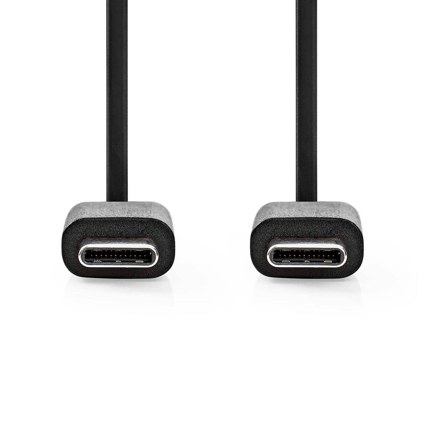 USB 2.0-Kabel | Type-C™ Male Type-C™ Male | 1,0 m | Zwart