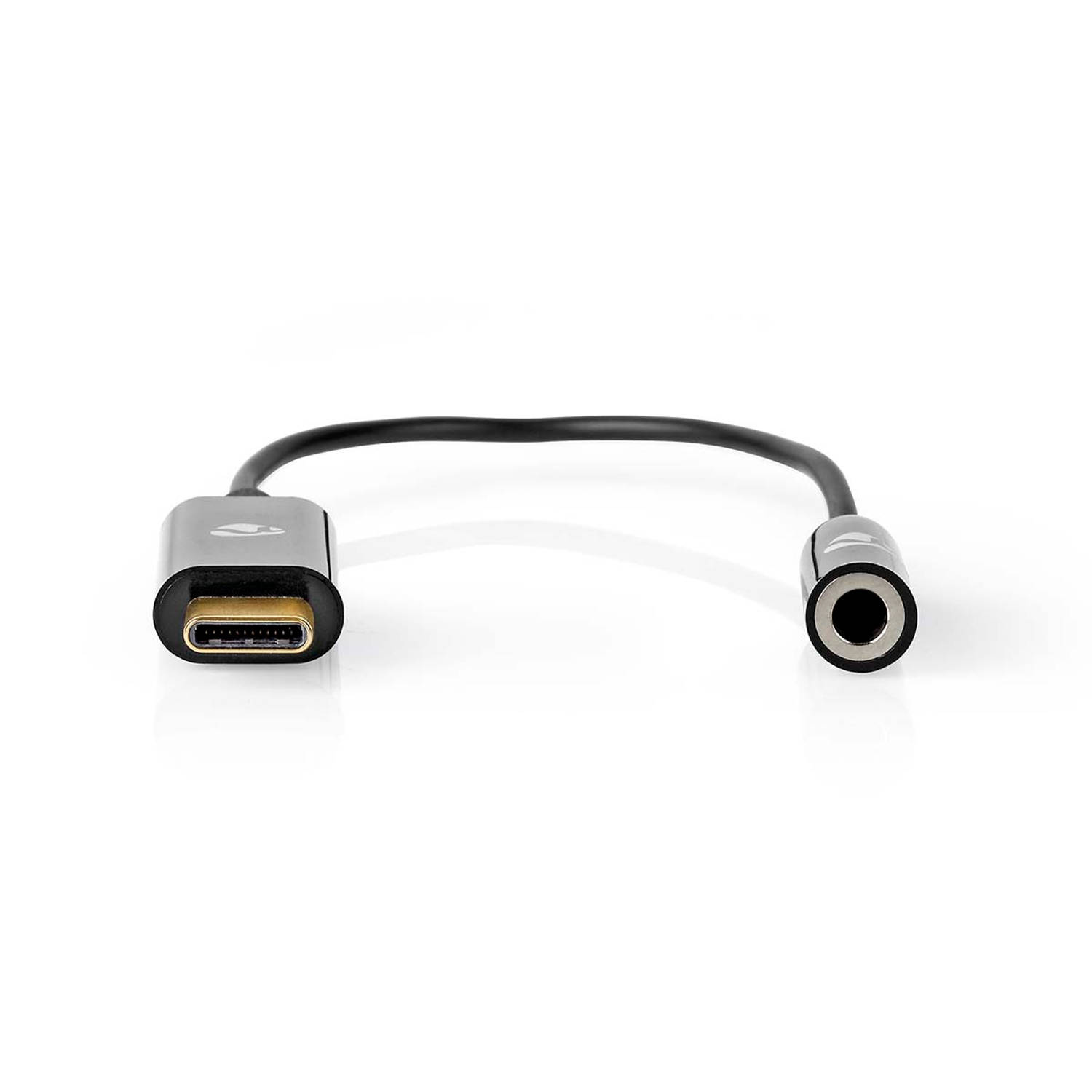 USB-C Adapter | USB-C Male 3,5 mm Female | 0,15 m | Zwart