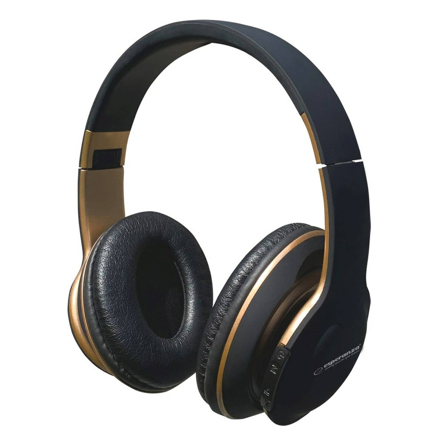 Esperanza EH220 Bluetooth hoofdtelefoon met hoofdband, zwart