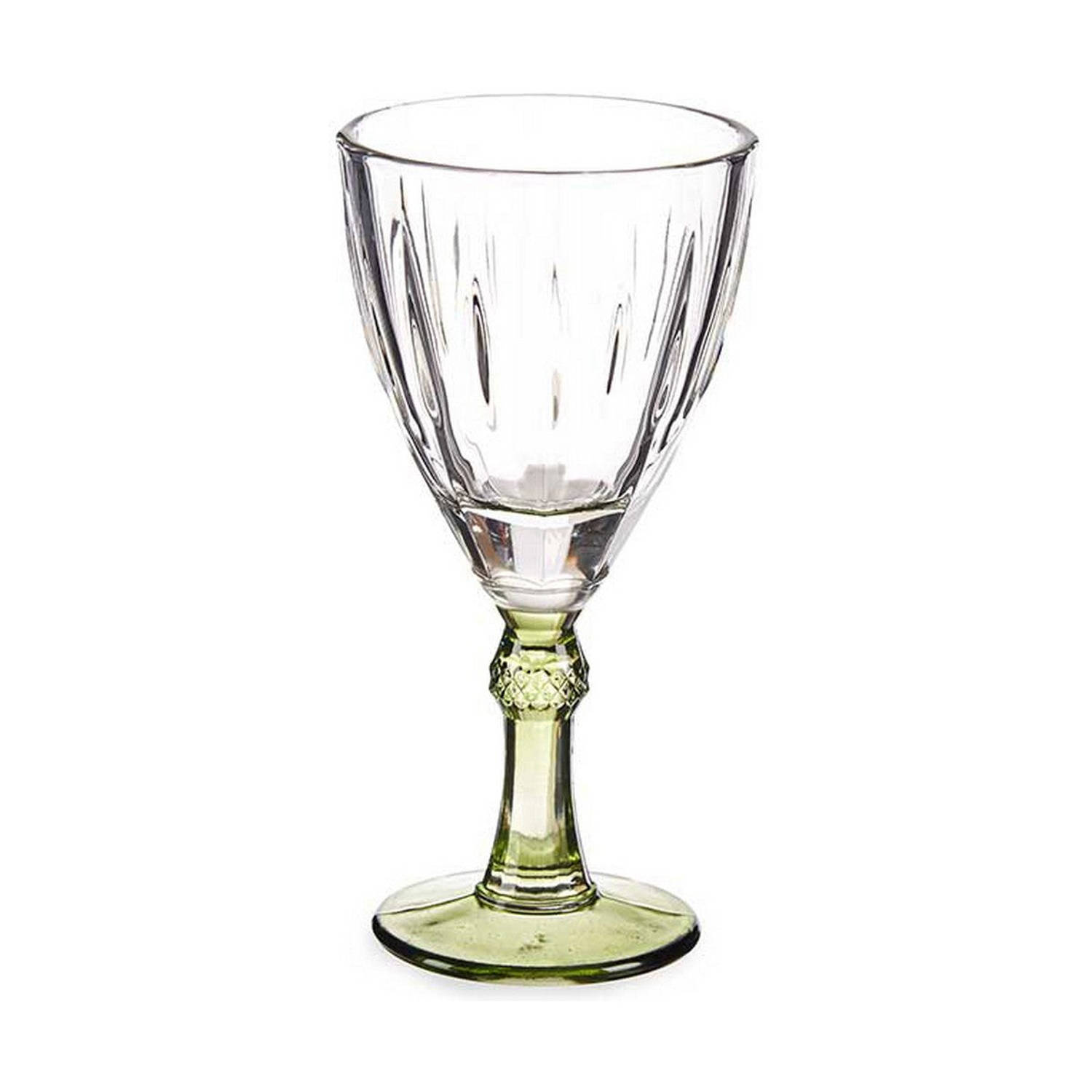 Wijnglas Exotic Kristal Groen 6 Stuks (275 ml)