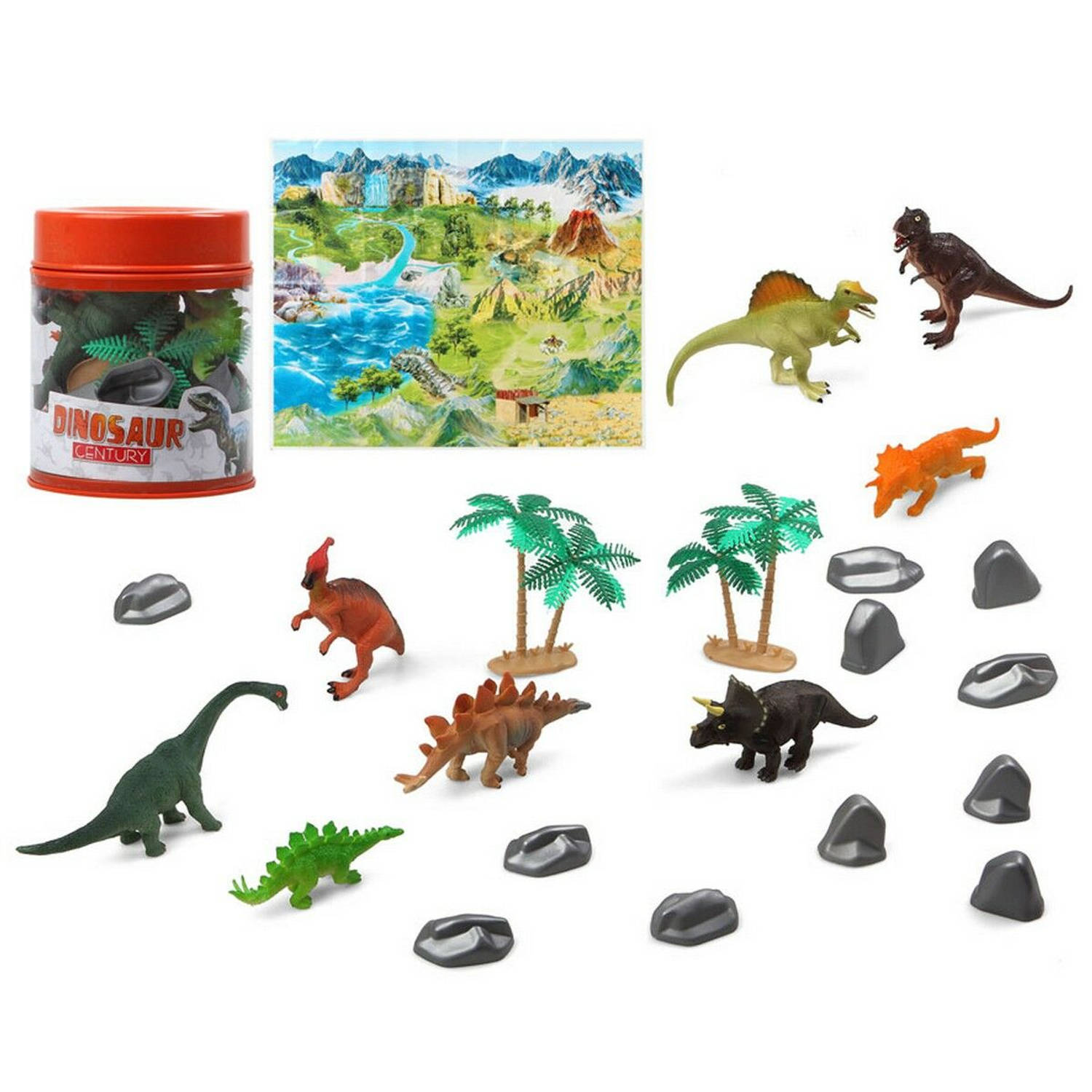 Set van Dinosaurussen (22 Onderdelen)