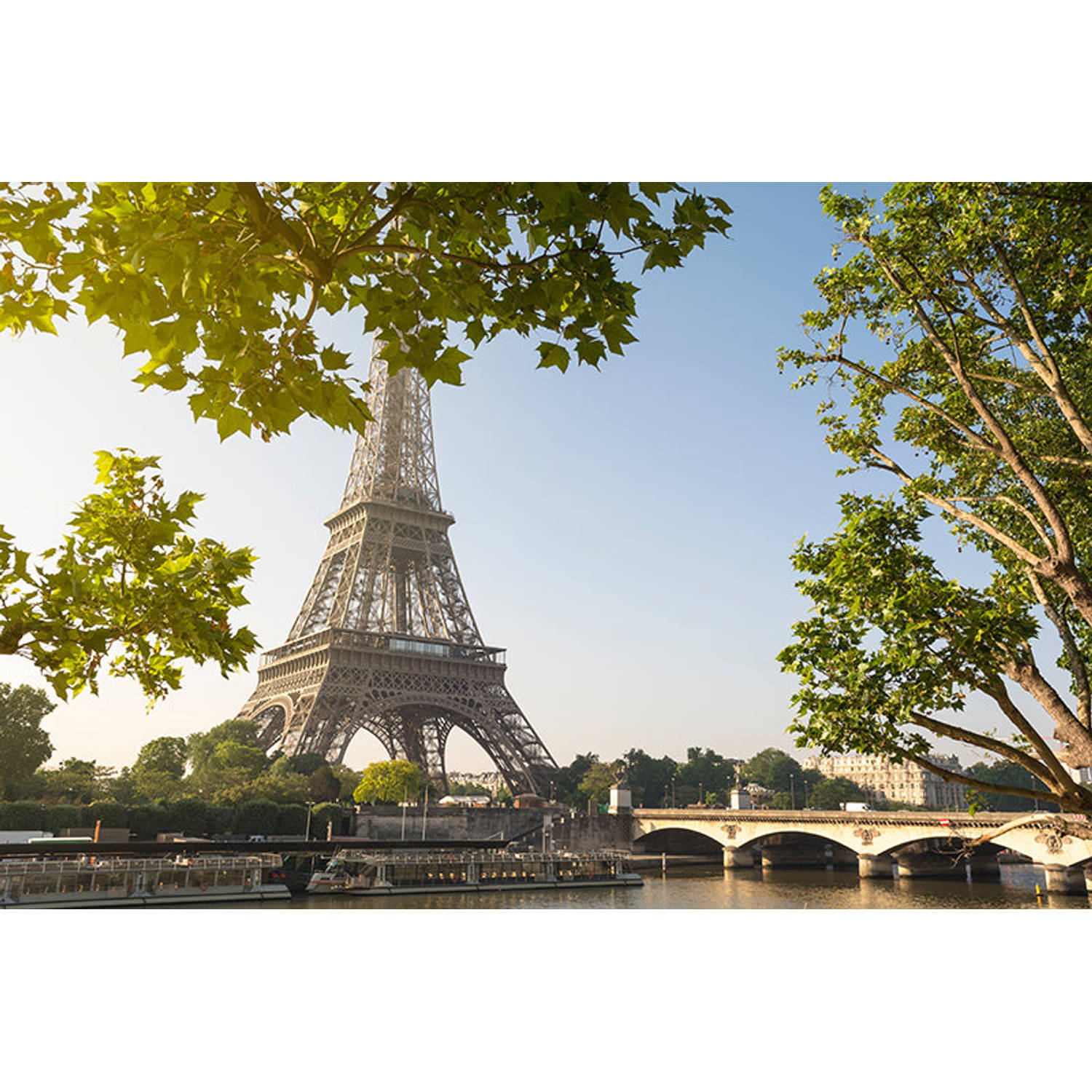 Inductiebeschermer - Eiffeltoren - 89x52 cm - Inductiebeschermer - Inductie Afdekplaat Kookplaat - Inductie Mat - Anti-Slip - Keuken Decoratie - Keuken Accessoires