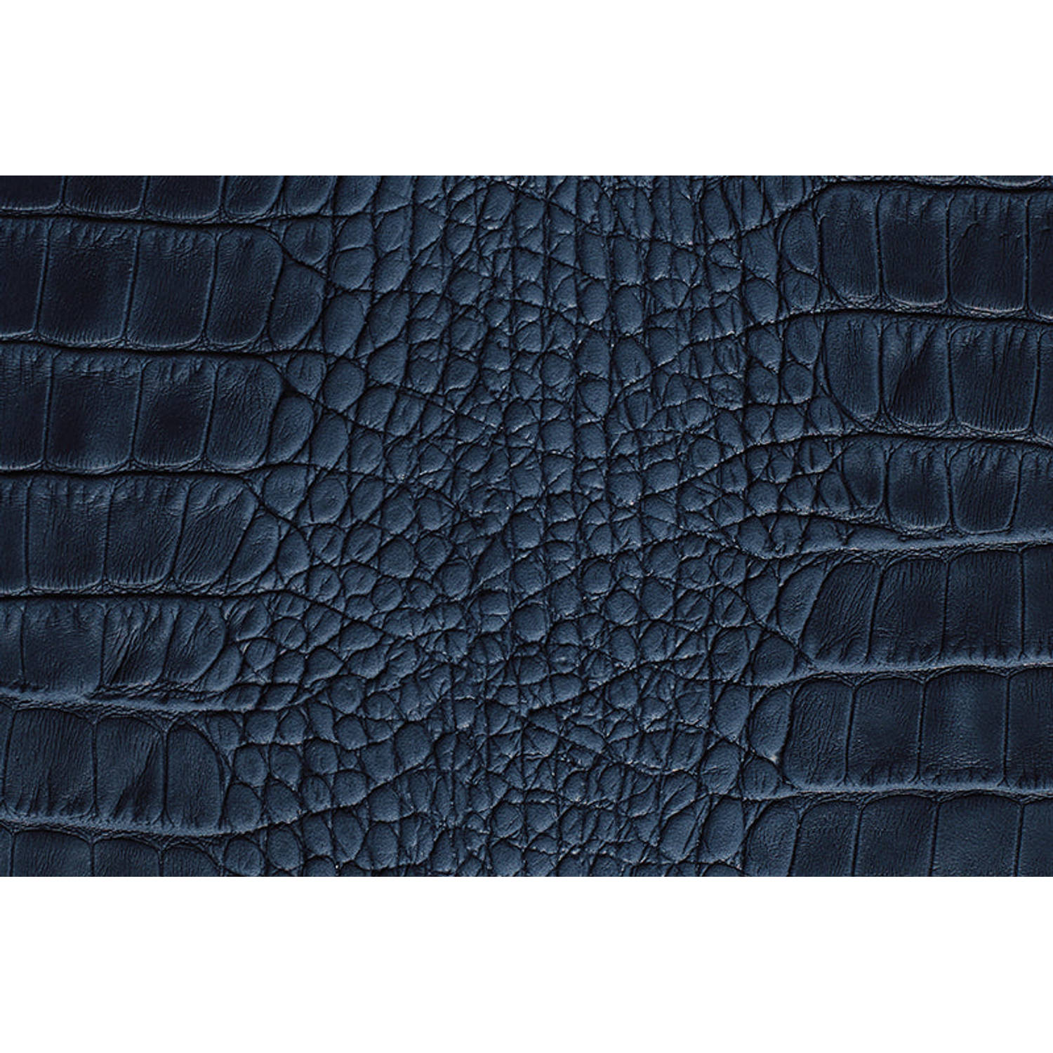 Inductiebeschermer - Blauw Slangenleer - 56x38 cm