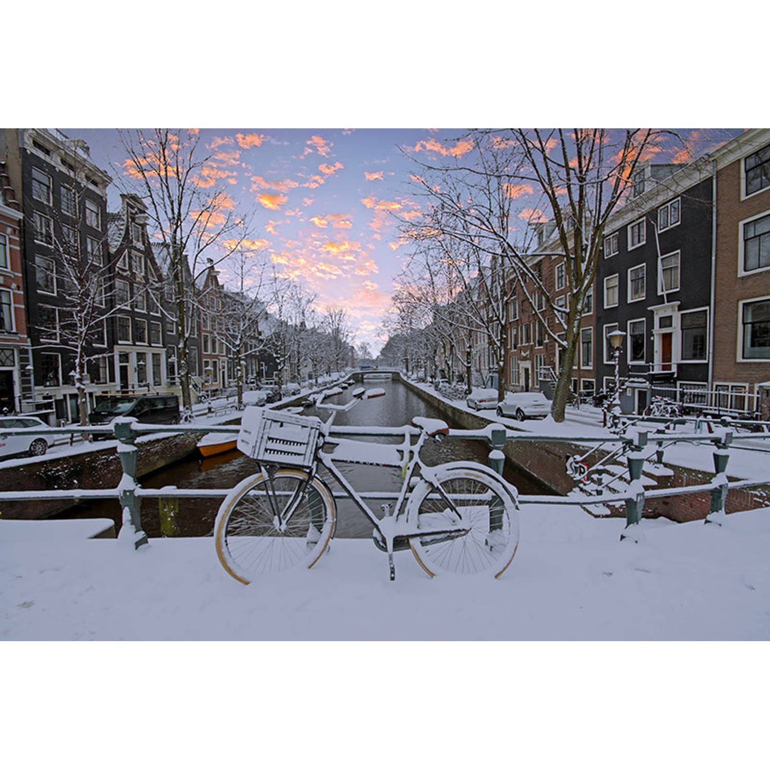 Inductiebeschermer - Amsterdamse Wintergracht - 60x60 cm