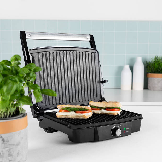 Tristar GR-2853 Contactgrill - Te gebruiken als tafelgrill - Met thermostaat