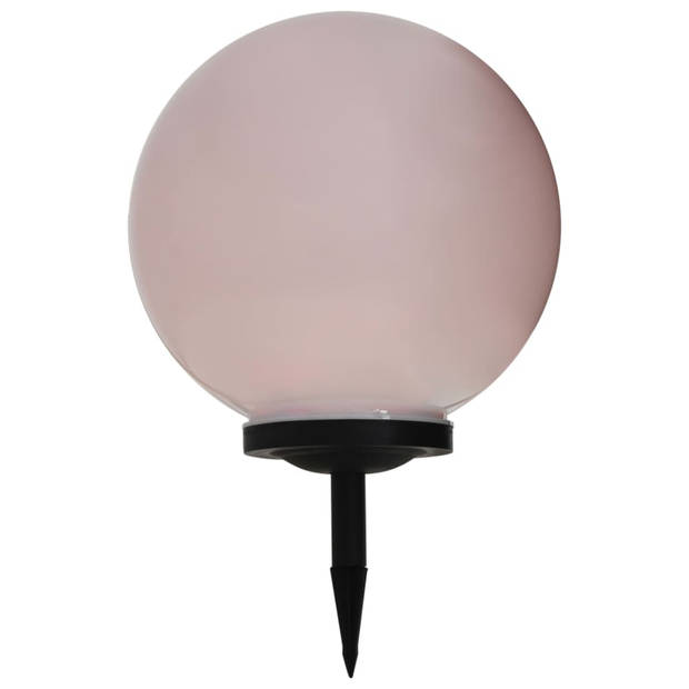 vidaXL Solarlampen 2 st LED rond 40 cm RGB