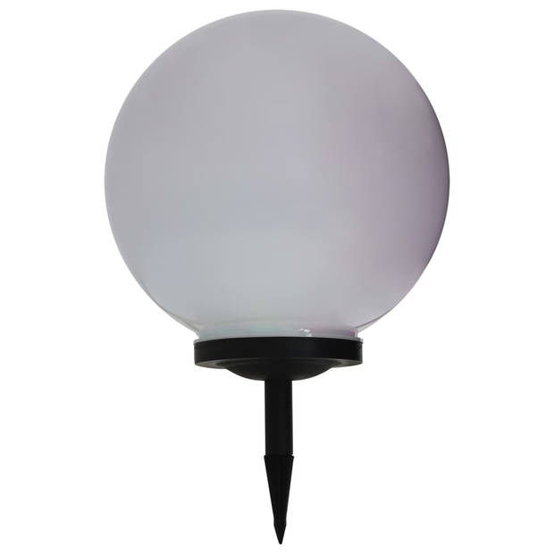 vidaXL Solarlampen 2 st LED rond 40 cm RGB