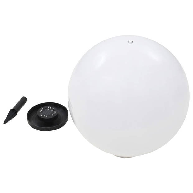 vidaXL Solarlampen 2 st LED rond 50 cm RGB