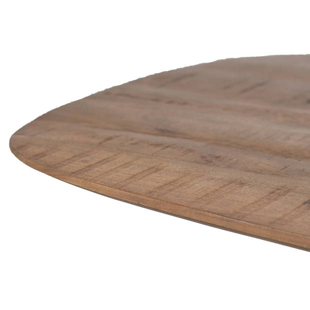 Giga Meubel - Eettafel Deens Ovaal - Bruin - 200cm - Eettafel Jordan