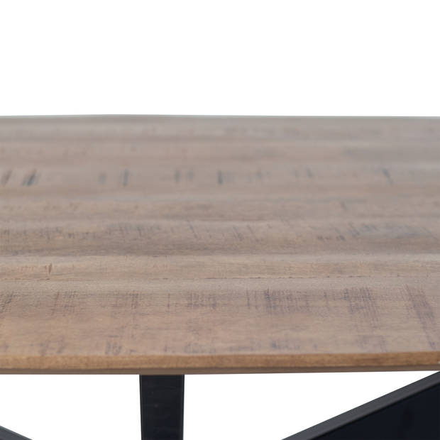 Giga Meubel - Eettafel Deens Ovaal - Bruin - 200cm - Eettafel Jordan