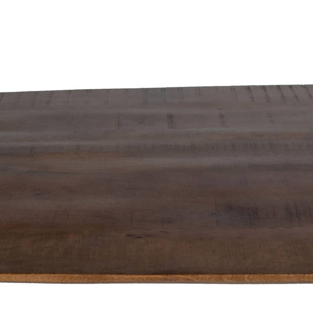 Giga Meubel - Eettafel Deens Ovaal - Bruin - 200cm - Eettafel Gordon