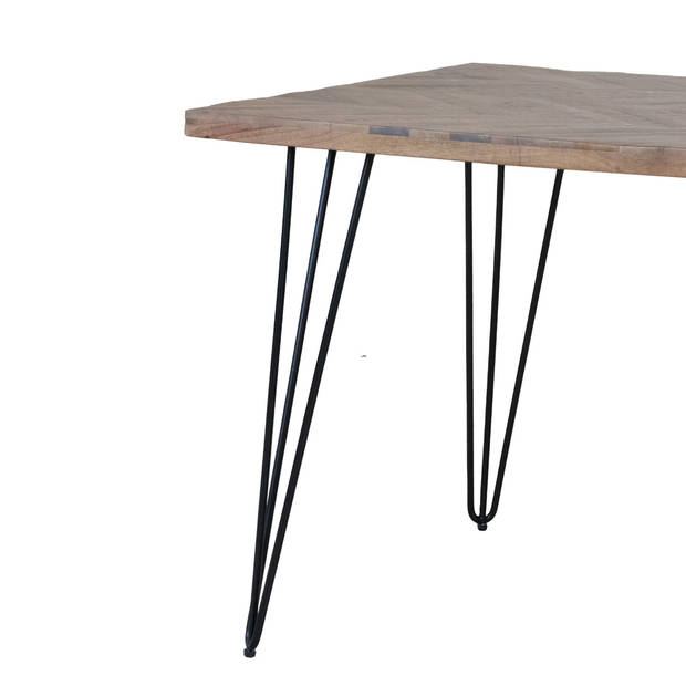 Giga Meubel - Eettafel Visgraat - 200cm - Eettafel Max