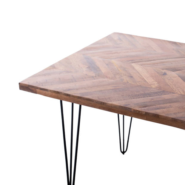 Giga Meubel - Eettafel Visgraat - 200cm - Eettafel Max