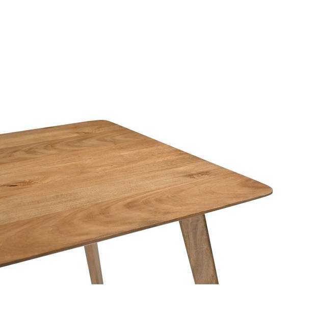 Giga Meubel - Eettafel Rechthoek - 200cm - Mangohout - Naturel - Tafel Denmark