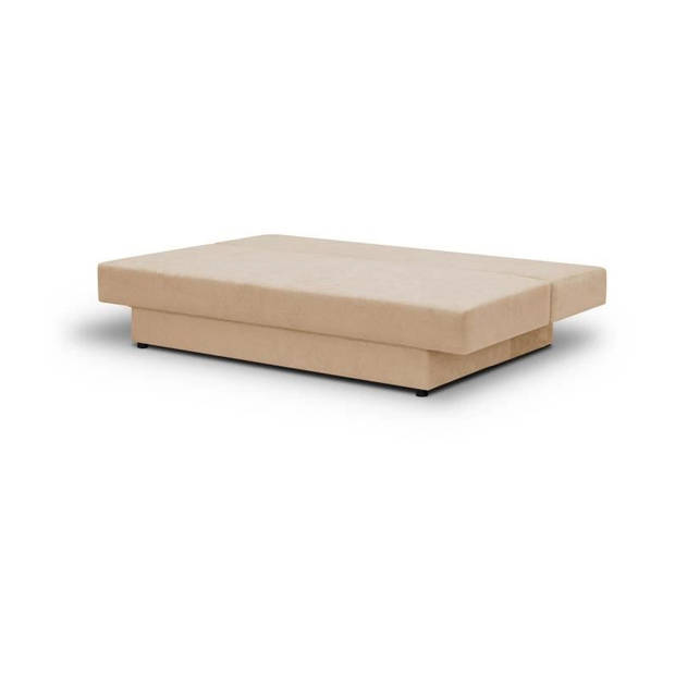 3-zits slaapbank Pyry - Beige stof/zand L 187 X D 85 cm