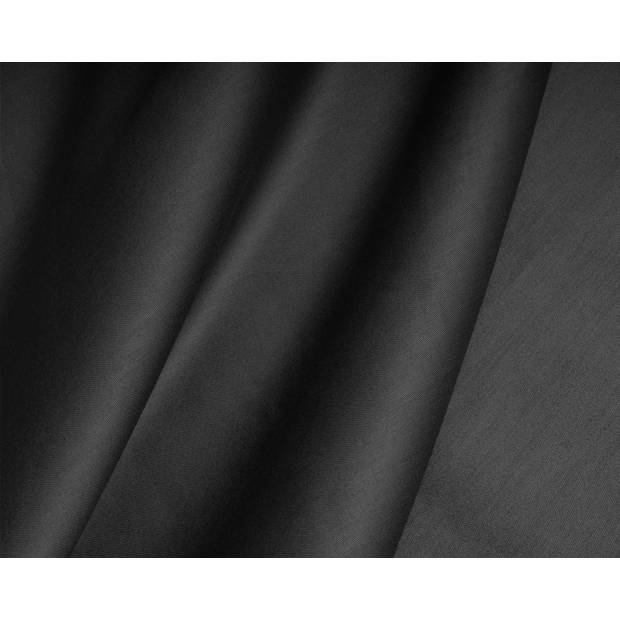 Primaviera Deluxe Hoeslaken - 180x210 - Satijn - Zwart