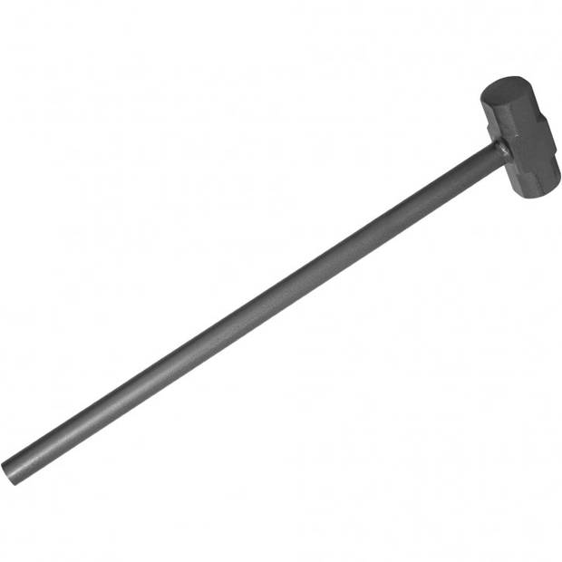 Gorilla Sports Gewichthamer - Sledge Hammer - Fitnesshamer - Crossfit - Gietijzer met rubber coating - 6 kg