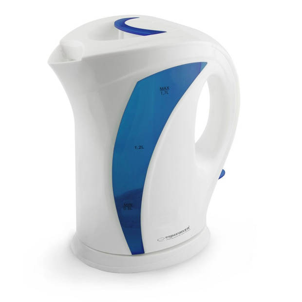 Waterkoker Esperanza EKK018G Blauw Wit Plastic 2200 W 1,7 L