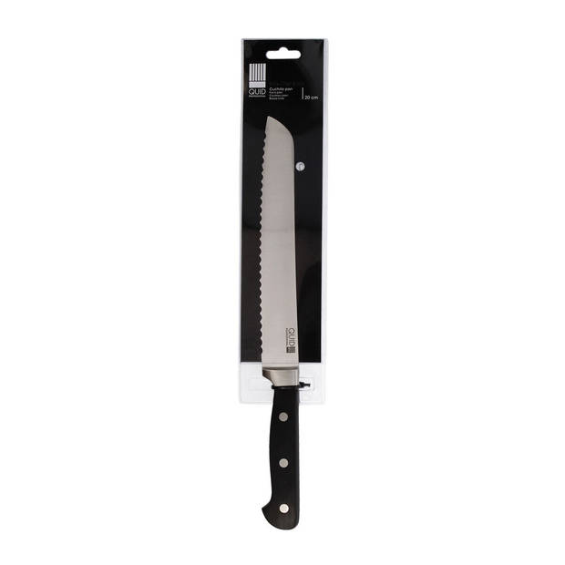 Broodmes Quid Professional Inox Chef Black Metaal 20 cm (Pack 6x)