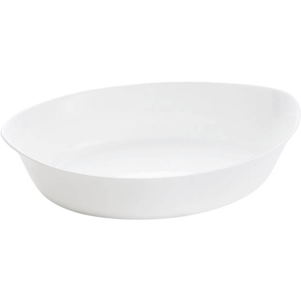 Serveerschaal Luminarc Smart Cuisine Ovalen 32 x 20 cm Wit Glas (6 Stuks)