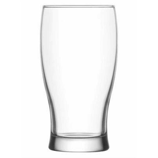 Bierglas LAV Belek Kristal Transparant 6 Stuks (375 cc)