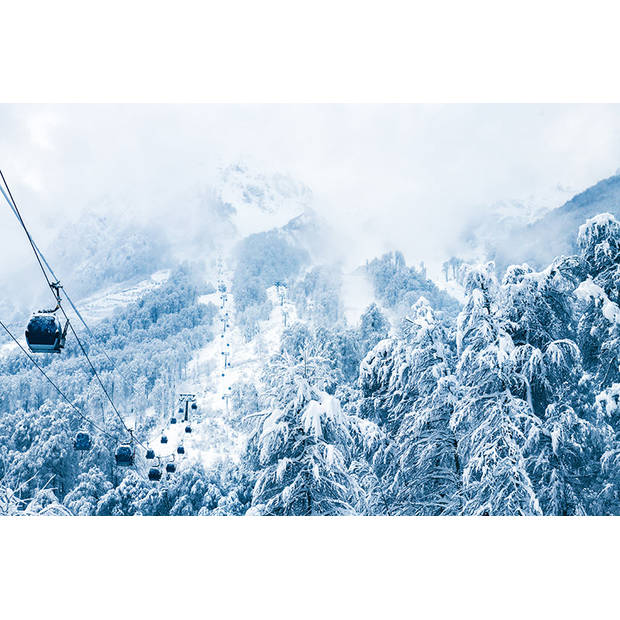 Inductiebeschermer - Ski lift - 85x52 cm